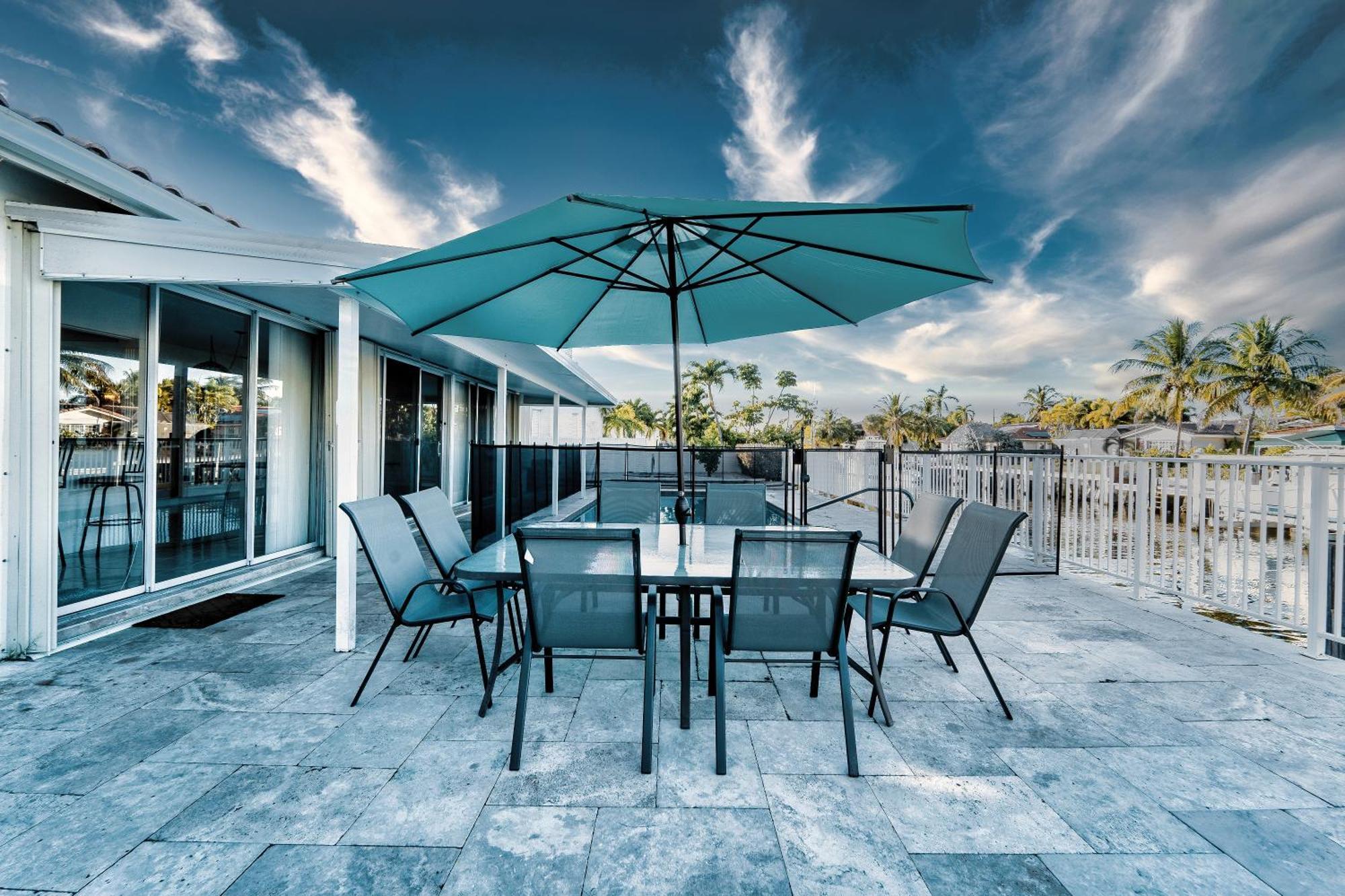 Waterfront Villa Heated Pool Spa Walk To Beach Fort Lauderdale Exterior photo